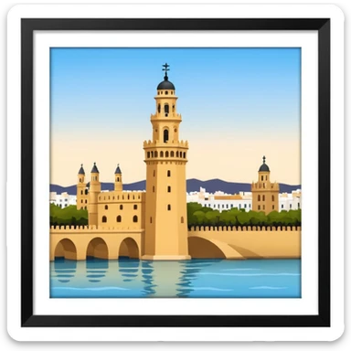 Torre del Oro Seville sticker
