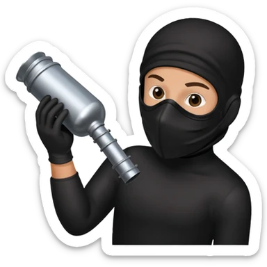 someone stealing catalythic converter sticker