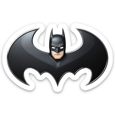 Batman sign sticker