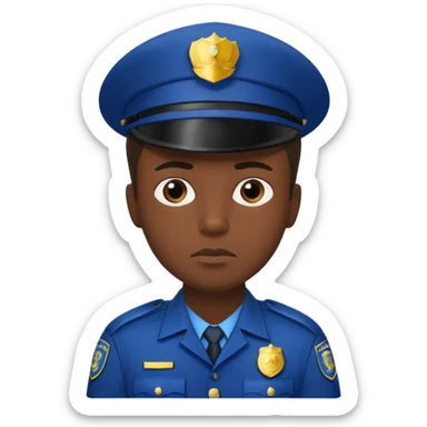 police officer sticker