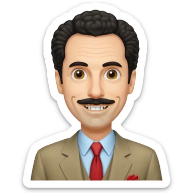 borat very nice sticker