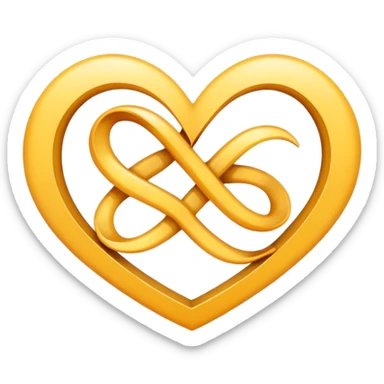 Fammi un cuore co dentro un infinito  sticker