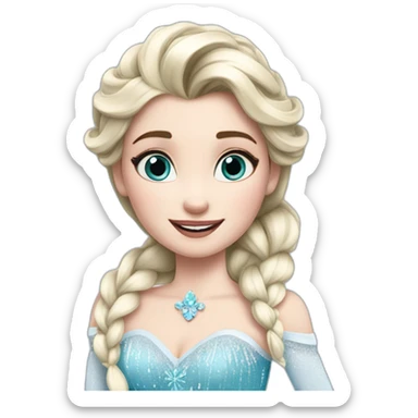 Elsa la reine des neiges sticker