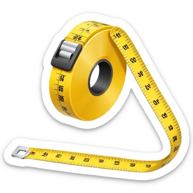 Sewing Essential soft measuring-tape sticker