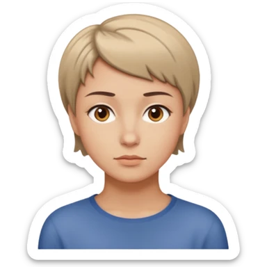 a person having an idea sticker