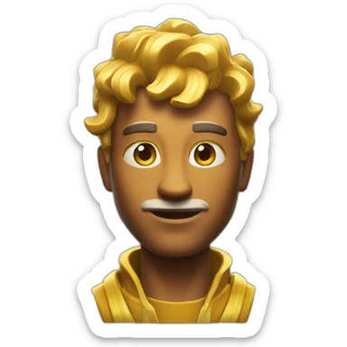 Midas from fortnite sticker