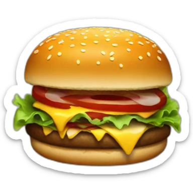 finding a burger in darkness with flashlight sticker