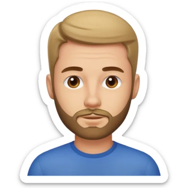 shortest beard sticker