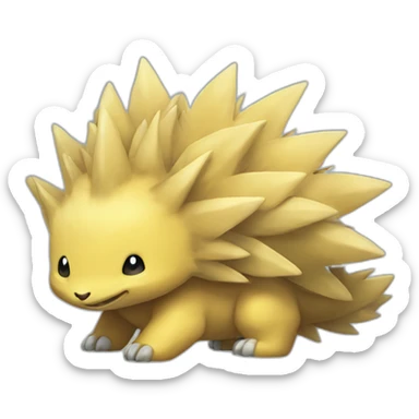 Sandslash pokemon sticker