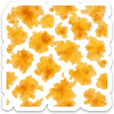 seamless orange and yellow rust stain texture, painterly, organic, patchy, no background, not vector, not icon, texture for overlay use sticker