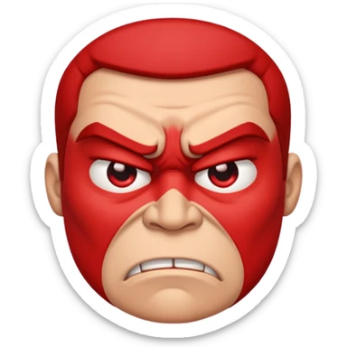 Hell no emoji sticker