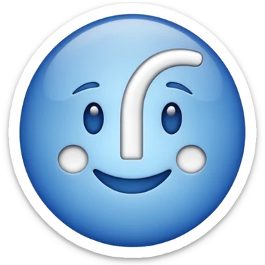  exactly similar to given image give me emoji,blue and white tick inside it sticker