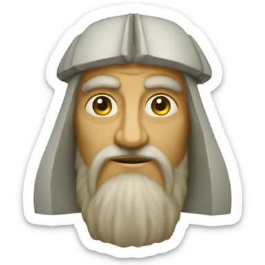 leonardo davinci sticker