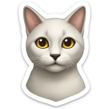 chat siamois sticker