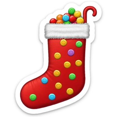 calza della befana sticker