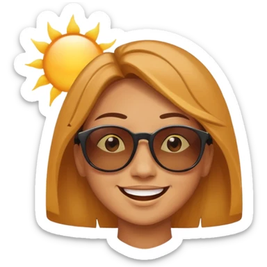 Very ecstatic to be up early in the morning with the sun sticker