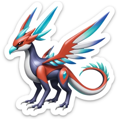 Dialga-Yveltal-Meloetta-Latias-Nargacuga-Noivern-hybrid-fusion-creature, full body sticker