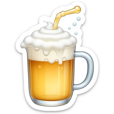 frothing sticker