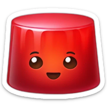 glossy-big-red-jello sticker