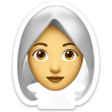 Lady in beautiful kokoshnik sticker