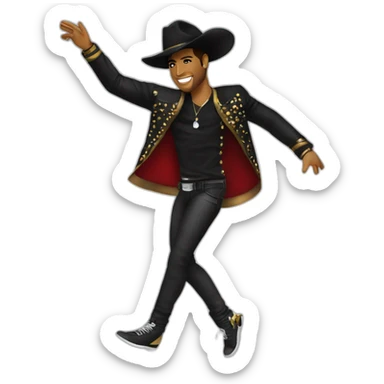 Romeo santos dance like Michael Jackson sticker