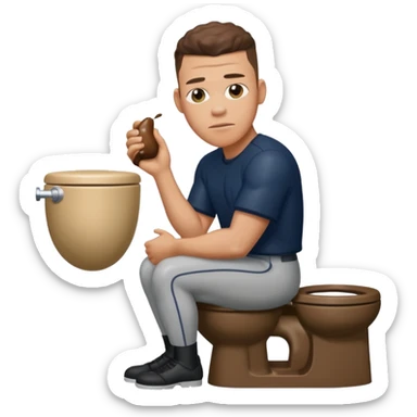 Aaron judge taking a poo sticker