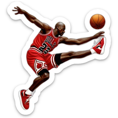 michael jordan jumpman sticker