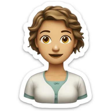 Fille mélanger avec gars sticker