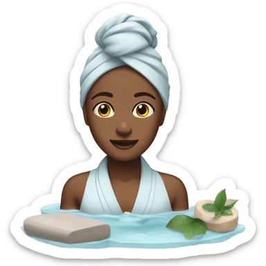 Spa day sticker