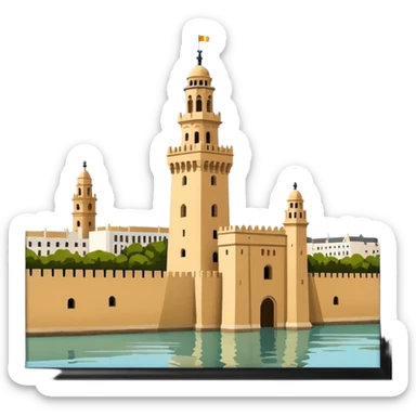 Torre del Oro Seville sticker