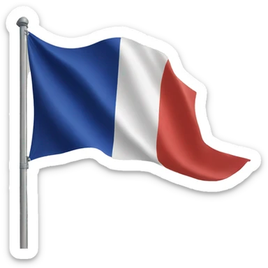 Big France flag sticker