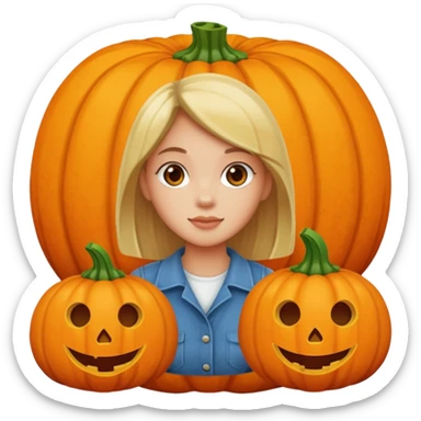 Pumpkin and Alani sticker