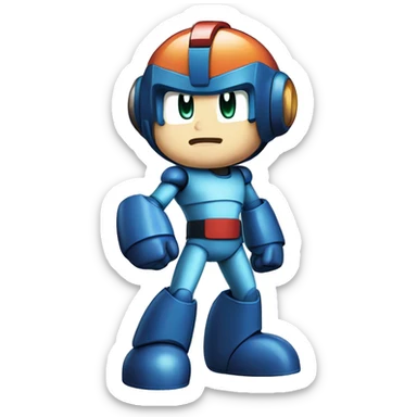 Mega Man sticker