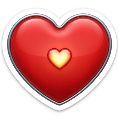 heart pules tech sticker