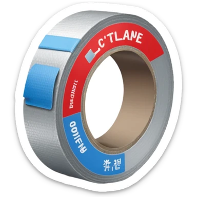 Duct tape ban sticker