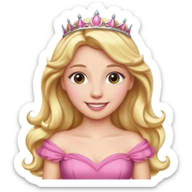 Emoji de la princesa  aurora   sticker