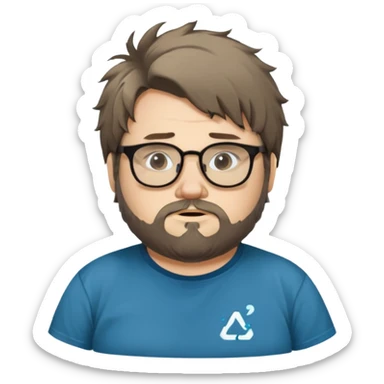 Average arch linux user who is a neckbeard and fat sticker