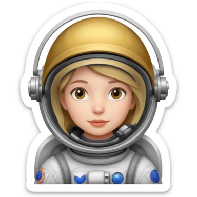 astronout daughter sticker