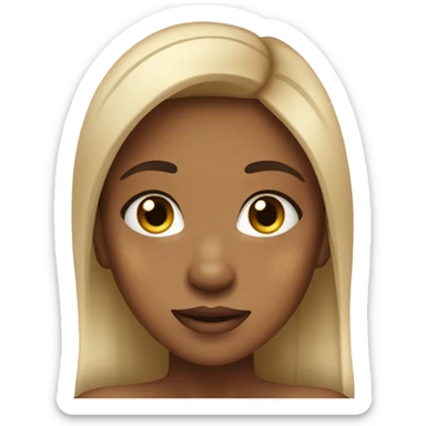 Hyperpigmentation girl sticker