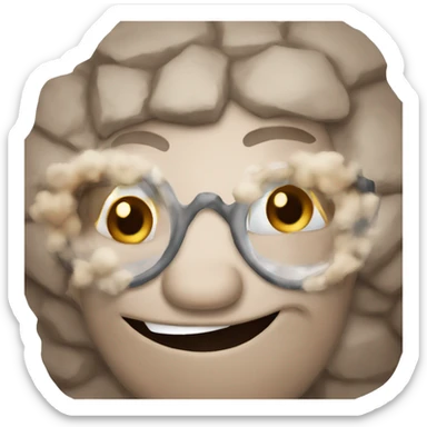 create a brown cientific (etosha cave) sticker