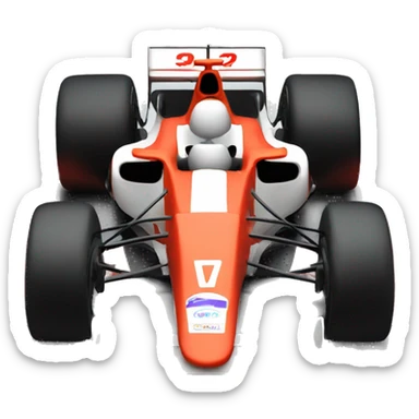 F1 race car sticker