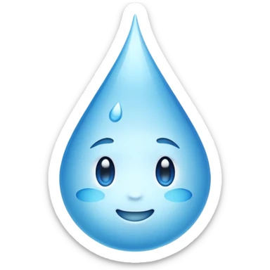 gota de agua sticker