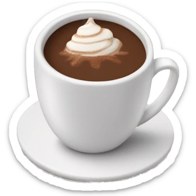 hot chocolate  sticker