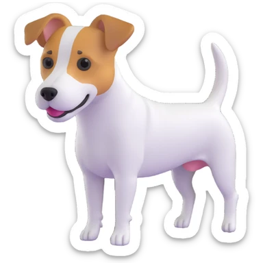 Jack Russell Terrier dog sticker