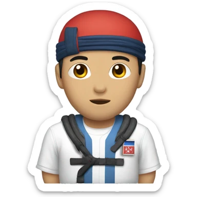 korean argentinan gi sticker