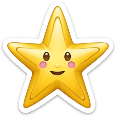 Make me an star emoji with a swirl in it with no face sticker