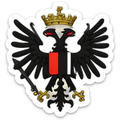 Kingdom of prussia flag sticker