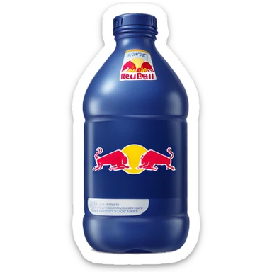 Sad redbull energy dring sticker