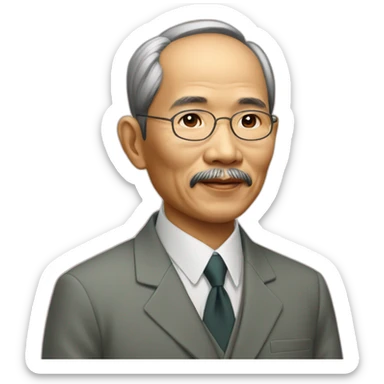 Oh Chi Minh sticker