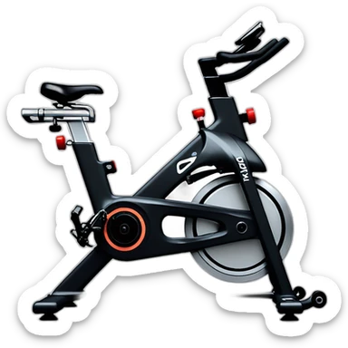 peloton stationary bike with screen sticker